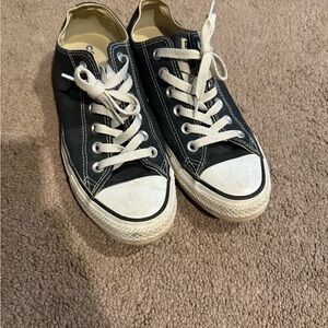 Converse Black and White Canvas Sneakers
